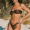 Bandeau Ring Bikini Top In Arabica