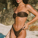 Bandeau Ring Bikini Top In Arabica
